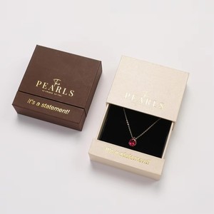 Caja de Joyería de Cartón de Lujo con Logotipo Personalizado, Caja de Regalo para Anillos, Pulseras, Collares y Pendientes, Caja de Almacenamiento de Joyería - Product Image 6