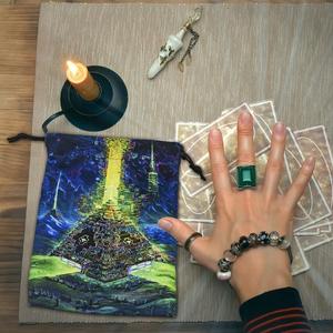 <span class=keywords><strong>Bolsa</strong></span> <span class=keywords><strong>de</strong></span> tela <span class=keywords><strong>de</strong></span> terciopelo Algodón Terciopelo Impresión colorida Cordón <span class=keywords><strong>Bolsa</strong></span> pequeña para entusiastas <span class=keywords><strong>de</strong></span> las cartas del Tarot Consejeros psicológicos - Product Image 5