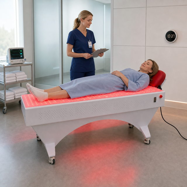 MDL Professional 0 EMF 480nm 660nm 850nm 1060nm Full Spectrum Full Body Infrared Red Light Physical Therapy Bed for Sale