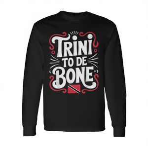 Camiseta de manga larga con bandera de Trinidad y Tobago, Trini To De Bone - Product Image 2
