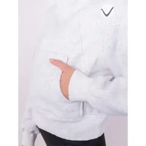 Sweat-shirt de sport léger à demi-zip pour femme Vetega - Polyester, manches longues, style décontracté avec poche - Product Image 5
