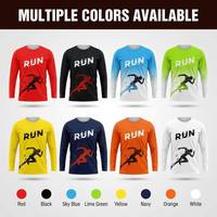 Échantillon gratuit de t-shirts Marathon Sportswear séchage rapide impression personnalisée été respirant léger hommes femmes t-shirts de course