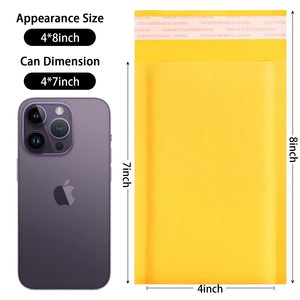 Bong bóng bưu phẩm 6x9 vận chuyển phong bì tự niêm phong bền nâu kraft độn phong bì cho quần áo - Product Image 2