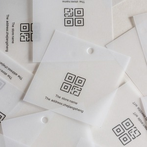 신상품 도매가 코팅지 주얼리 택, 인쇄 가능한 세탁 행택 및 선물 포장용 행택 - Product Image 3