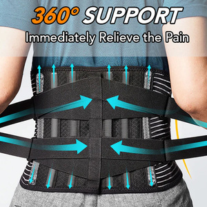 <span class=keywords><strong>Ceinture</strong></span> <span class=keywords><strong>de</strong></span> soutien lombaire respirante et élastique en maille <span class=keywords><strong>pour</strong></span> hommes, protection du bas du <span class=keywords><strong>dos</strong></span> - Product Image 4