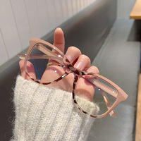 Lunettes DL transparentes anti-lumière bleue, lunettes œil de chat pour femmes, lunettes optiques claires, montures de lunettes