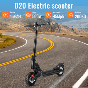 Livraison gratuite Scooter électrique depuis l'entrepôt américain Puissant avec fourche avant à suspension haute vitesse 500W pour adulte - Product Image 3