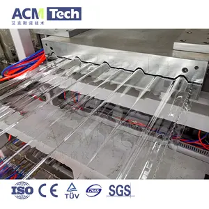 ACMTECH Extrusora de plástico para PC, linha de produção de chapas de policarbonato para telhados, máquina de processamento e extrusão