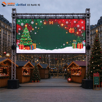 Écran LED de location extérieur P2.6 P2.9 P3.9 léger et durable, à maillons rigides, IP65, pour spectacle de Noël