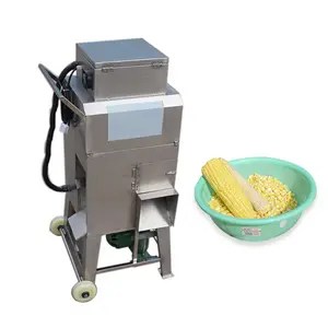Batteuse décortiqueuse de maïs frais cuit machine à éplucher le riz de maïs