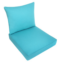 Coussins de chaise de patio 24*24, imperméables, pour l'intérieur et l'extérieur, coussin de siège profond pour la maison, le bureau, les meubles de patio, le jardin