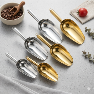 Paletta in Acciaio Inossidabile Resistente ed Ecologica, Lucidatura a Specchio, Ispessita, Anti-deformazione, Facile da Pulire per Cucina Domestica - Product Image 5