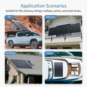 Panneau <span class=keywords><strong>solaire</strong></span> flexible 150W BC à contact arrière, module PV haute efficacité 26% ETFE léger <span class=keywords><strong>pour</strong></span> système d'énergie <span class=keywords><strong>solaire</strong></span> RV et marine - Product Image 6