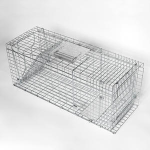 Piège en <span class=keywords><strong>cage</strong></span> pour rongeurs vivants en métal de 32 "sans cruauté pour lapins écureuils Solution de lutte antiparasitaire pour animaux à libération facile pour le logo OEM de jardin - Product Image 4