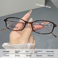 Lunettes de myopie ultra-légères de haute qualité petite monture de diamant anti-lumière bleue pour femmes et hommes avec des chiffres élevés en gros