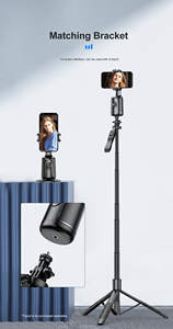 Stabilisateur de suivi de visage de cardan de téléphone de mouvement automatique intelligent à 360 degrés AI Auto Follow Hold pour lit de bureau vidéo en direct - Product Image 5