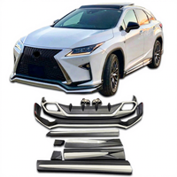 Kit carrosserie pour Lexus RX 2016-2019, kit carrosserie Rx200 Rx300 Rx450, spoiler, diffuseur, jupe latérale, calandre, pare-chocs