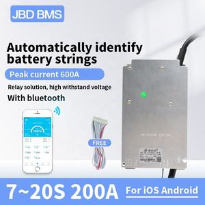 JBD Smart BMS ระบบปรับสมดุลแบตเตอรี่แบบแอคทีฟ <span class=keywords><strong>4s</strong></span> 8s 16s 12v 24v 48v Lifepo4 100a 120a 150a 200a 250a 300a JIABAIDA สำหรับชุดแบตเตอรี่ลิเธียมไอออน - Product Image 5
