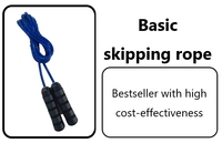 Corde à sauter réglable avec poignée en mousse-Corde à sauter à vitesse rapide professionnelle pour Gym Fitness Slim Body