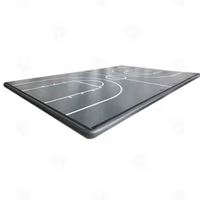 Prix d'usine DWF Matériel Gonflable Basketball Airtrack Sport Court Pour Trampoline Hall Arena