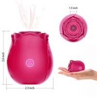 Happy Meeting Rose Vibrator für Frauen Großhandel Individuelles Logo Klitoris-Stimulator Mini Rose Saugvibrator Erotikspielzeug für Erwachsene