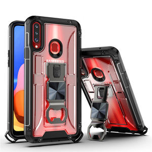 Coque magnétique hybride avec support anneau ouvert, pour Samsung <span class=keywords><strong>Galaxy</strong></span> A20, 360 degrés - Product Image 2