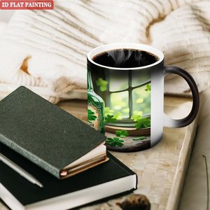Frosted Black <b>Ceramic</b> <b>Mug</b> 11oz Sublimation Heat Transfer DIY Blank Cup - Product Image 3