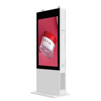 Kiosque publicitaire Android pour l'extérieur de 32 pouces, signalisation numérique capacitive à écran tactile, option 8G + 64G pour ascenseurs, centres commerciaux