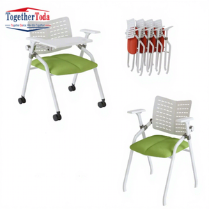Silla Plegable Ahorradora de Espacio para Oficina, Sala de Reuniones, Capacitación, con Mesa y Tablero de Escritura para Conferencias - Product Image 1