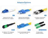 Divisor PLC de Fibra Óptica Mini Tipo 0.9mm 1*4 1*8 1*16 1*32 1*64 2*4 2*8 2*16 2*32 con Conectores SC/APC