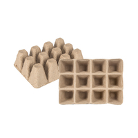 Jardinière biodégradable en pâte de papier, Pots de fleurs, de pivoines, plateau de plantation pour semis, prix de gros