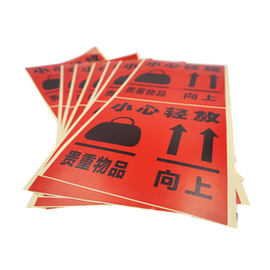 Cuộn dính bán buôn dấu hiệu cảnh báo Sticker xử lý với chăm sóc mong manh nhãn cho hộp đóng gói vận chuyển - Product Image 6