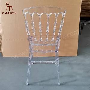 Chaises Chiavari empilables en acrylique transparent, best-seller, pour hôtels, banquets, salons, appartements et événements - Product Image 3