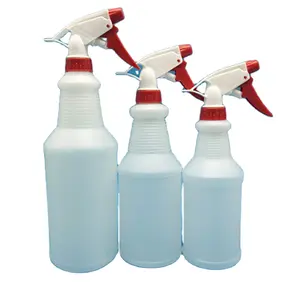 उच्च घनत्व धुंध सफाई और रासायनिक प्लास्टिक 32oz स्प्रे ट्रिगर बोतल