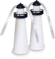 Piège à insectes portable UV électrique écologique pour barbecue, pique-nique, camping, fonctionnant sur piles, à semi-conducteurs, pour coléoptères domestiques