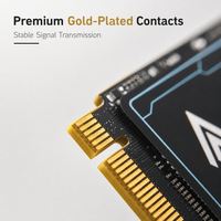 قم بترقية تخزينك بقرص صلب داخلي M.2 NVMe SSD 2280 PCIe 3.0 بسعة 1 تيرابايت أو 2 تيرابايت، متوافق مع معظم اللوحات الأم