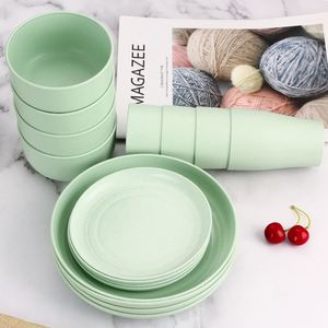 Juego de Vajilla Ecológica de Fibra de <span class=keywords><strong>Trigo</strong></span>: Tazón, Plato, Tazas y Cubiertos - Product Image 5