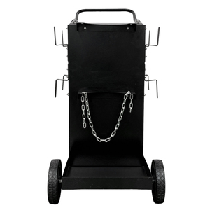Chariot de soudage OEM personnalisé à 3 niveaux, coffre à outils métallique avec porte verrouillable pour fournisseur de matériel d'atelier - Product Image 2