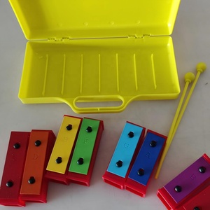 Precio de fábrica Gran regalo de cumpleaños para niños Glockenspiel Xilófono Orff instrumentos conjunto 8 <span class=keywords><strong>Notas</strong></span> Campanas resonadoras coloridas - Product Image 5