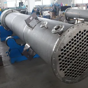 Industrial Hydraulic Shell And Tube Heat Exchanger Copper Tube Water Cooler Oil Cooler For Injection Mould