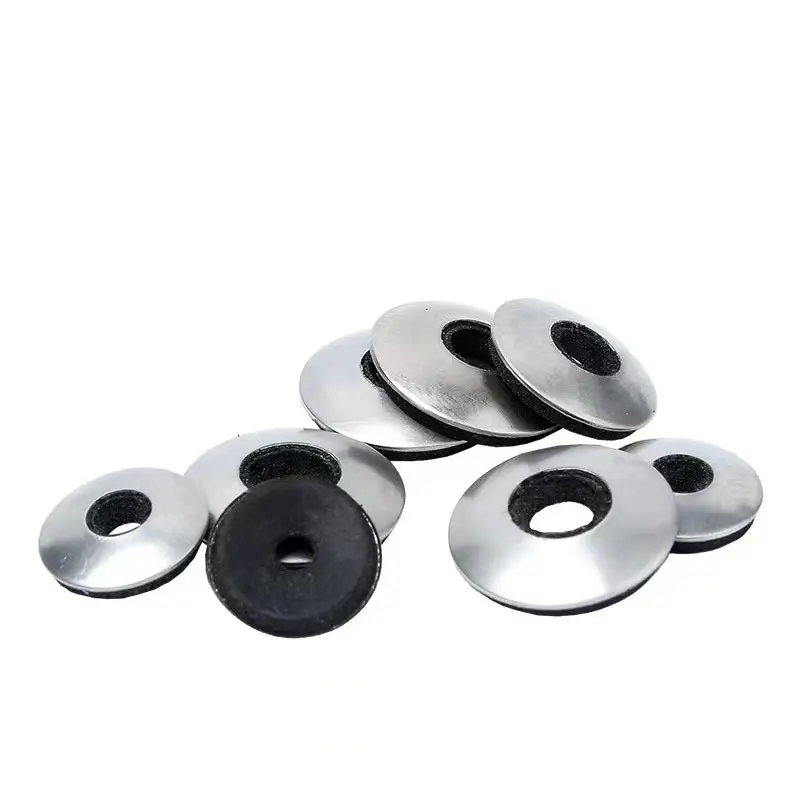 304 stainless steel EPDM composite gasket anti-slip flat washer galvanized color steel tile drill tail self-tapping screw meson