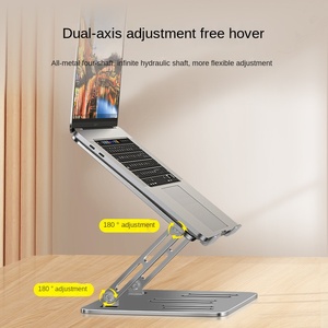 Bj27 Xách Tay Đôi Cực Thép Carbon Máy Tính Xách Tay Đứng Có Thể Gập Lại Và Tản Nhiệt Cao Máy Tính Để Bàn Phụ Kiện - Product Image 4