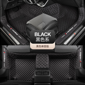 Tapis de sol de voiture en cuir véritable sur mesure Starlight bmw Ixl Lwb, ensemble complet de 4 pièces, 5 mm d'épaisseur, compatible LHD/RHD, personnalisation disponible - Product Image 1