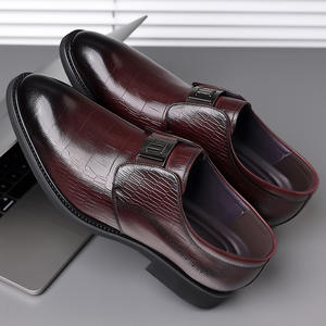 Zapatos Casuales Negros para Hombre, Estilo Británico, con Cordones, Malla Transpirable, Suela Gruesa, Impermeables, con Soporte de Arco y Aumento de Altura - Product Image 4