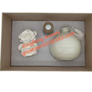 Hot bán gốm sang trọng hộp đóng gói Mùi hương gốm hoa khuếch tán đá Hương thơm khuếch tán làm mát không khí - Product Image 3