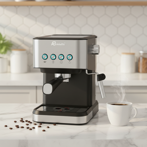 Cafetera <span class=keywords><strong>Espresso</strong></span> Semiautomática Programable Eléctrica Anbo de 20 Bares con Vaporizador de Leche para Latte y Cappuccino, para Uso en Casa, Oficina y Hotel - Product Image 2