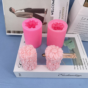 Đầu Riser 3D Rose Shapecandle Silicone Khuôn Mẫu Để Làm Nến Hương Liệu Nến Handmade Sáp Xà Phòng Trang Trí Nội Thất Thủ Công - Product Image 2