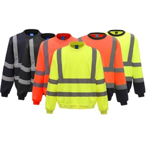 เสื้อฮู้ดคอกลมผ้าฟลีซสะท้อนแสงแบบกำหนดเองสำหรับฤดูใบไม้ร่วงและฤดูหนาว - Product Image 5