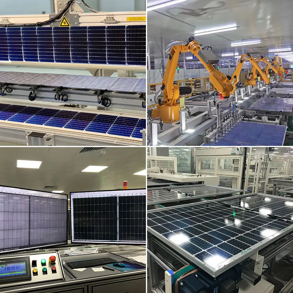 Sunpal Customise Hjt Bifacial Solar Panel 590W 595W 600W Double Glass Pv Module Solar Panels