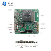 Carte mère industrielle Mini ITX Intel N5095 DDR4 6 SATA M.2 NVMe DDR4 16 Go DP HD 2 RJ45 LAN COM PCIe Win10/Linux NAS